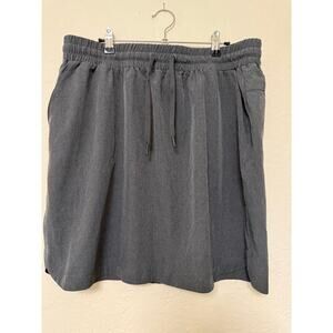 MONDETTA Performance Luxury  Grey Athletic Skort Skirt XL